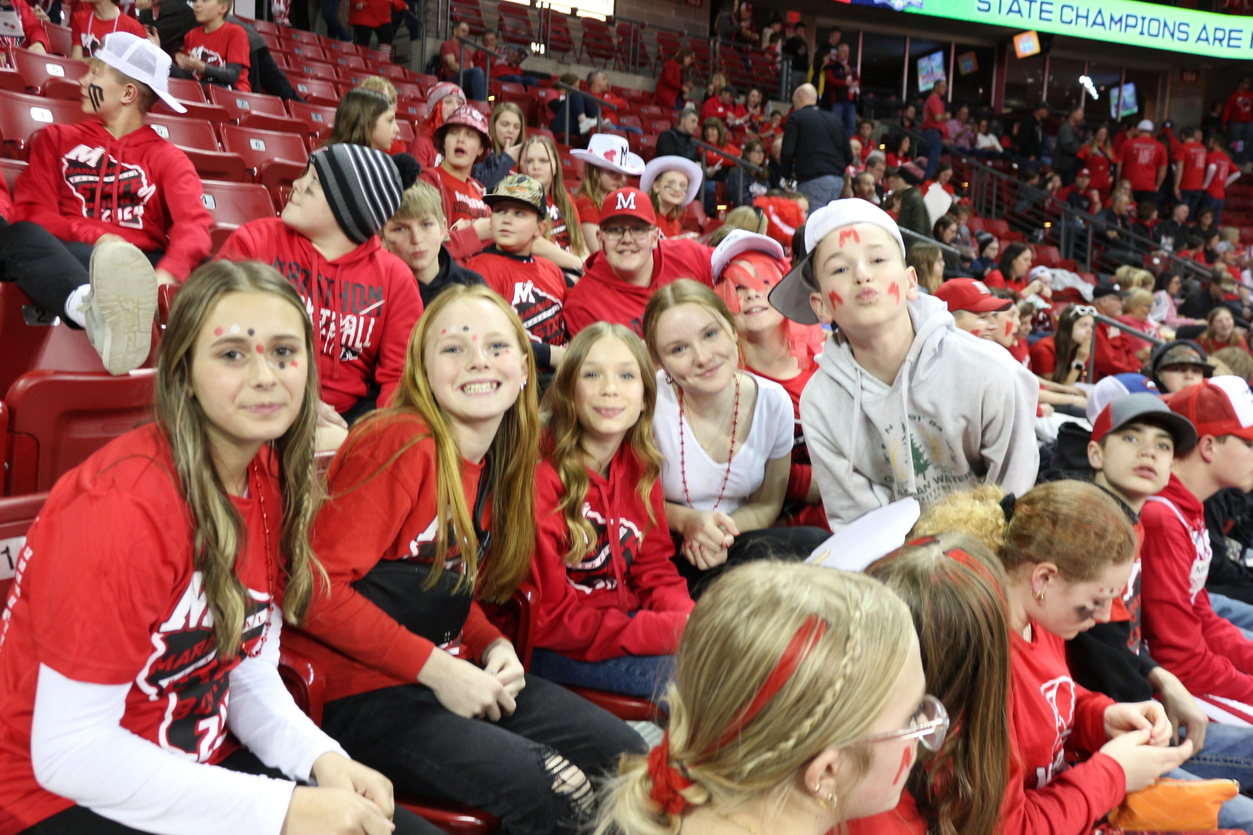 Students at the State Tournament